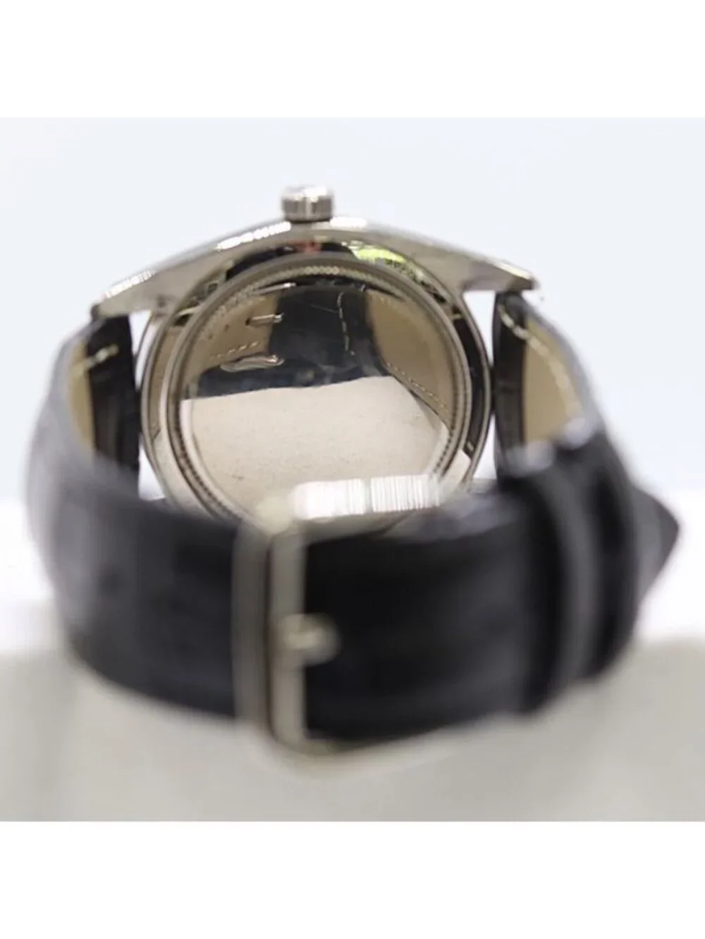 Rolex Oistar SS Hand Wound Black Dial Watches Mtm Watch